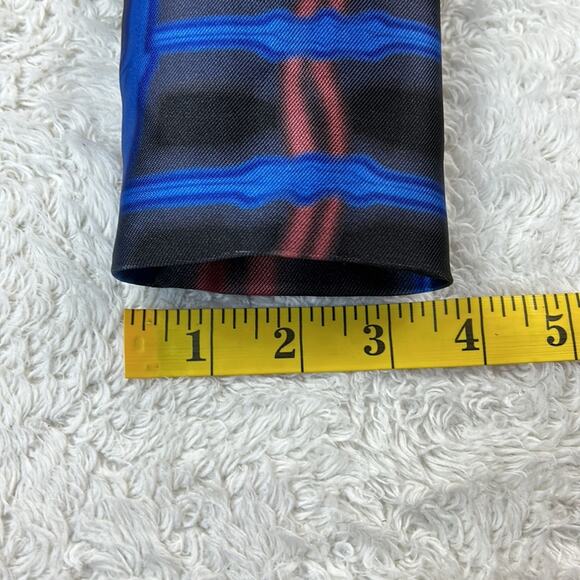 Unbranded long sleeved fit and flare electric check dress, size 2 - Picture 8 of 10